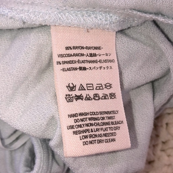 We the Free size medium light blue sexy boho top - Picture 8 of 8